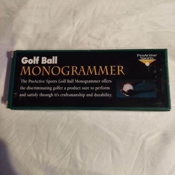 Proactive Sports Golf Ball Monogrammer Never Used - Picture 2 of 3